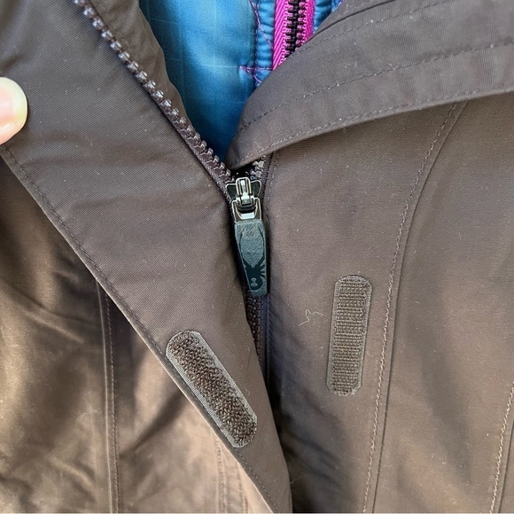 SPYDER WOMENS 3-IN-1 SKI SNOW JACKET BROWN/BLUE SIZE MEDIUM LIKE NEW - Picture 13 of 14